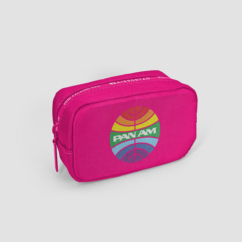 Pan Am Logo Rainbow - Mini Packing Bag