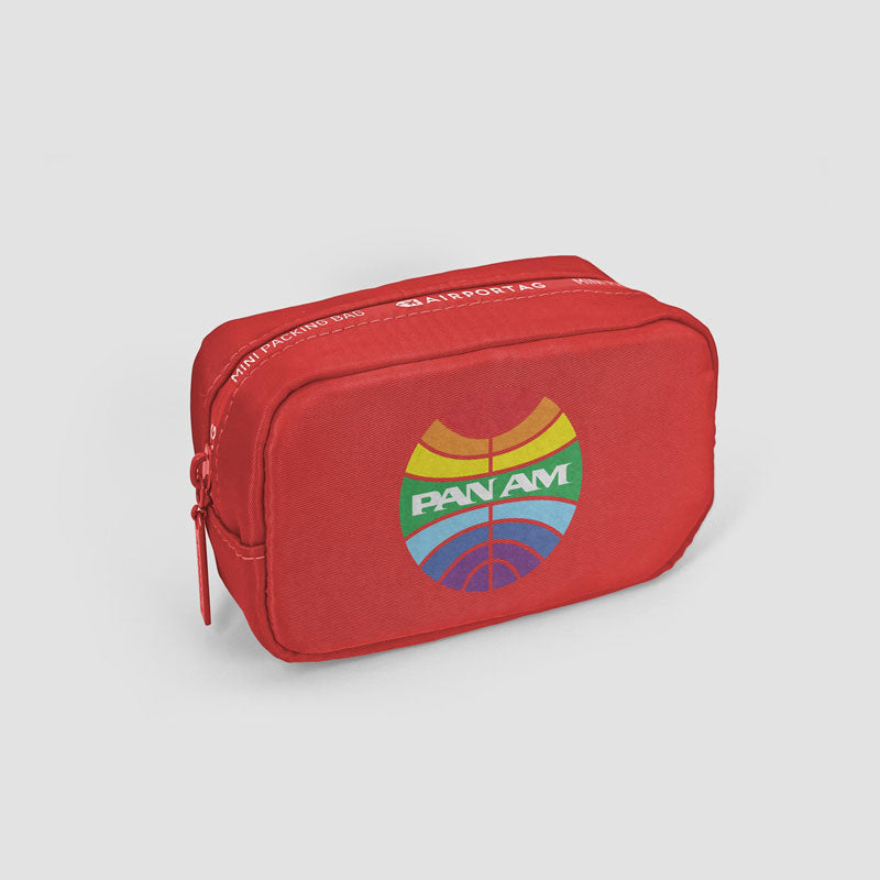 Pan Am Logo Rainbow - Mini Packing Bag