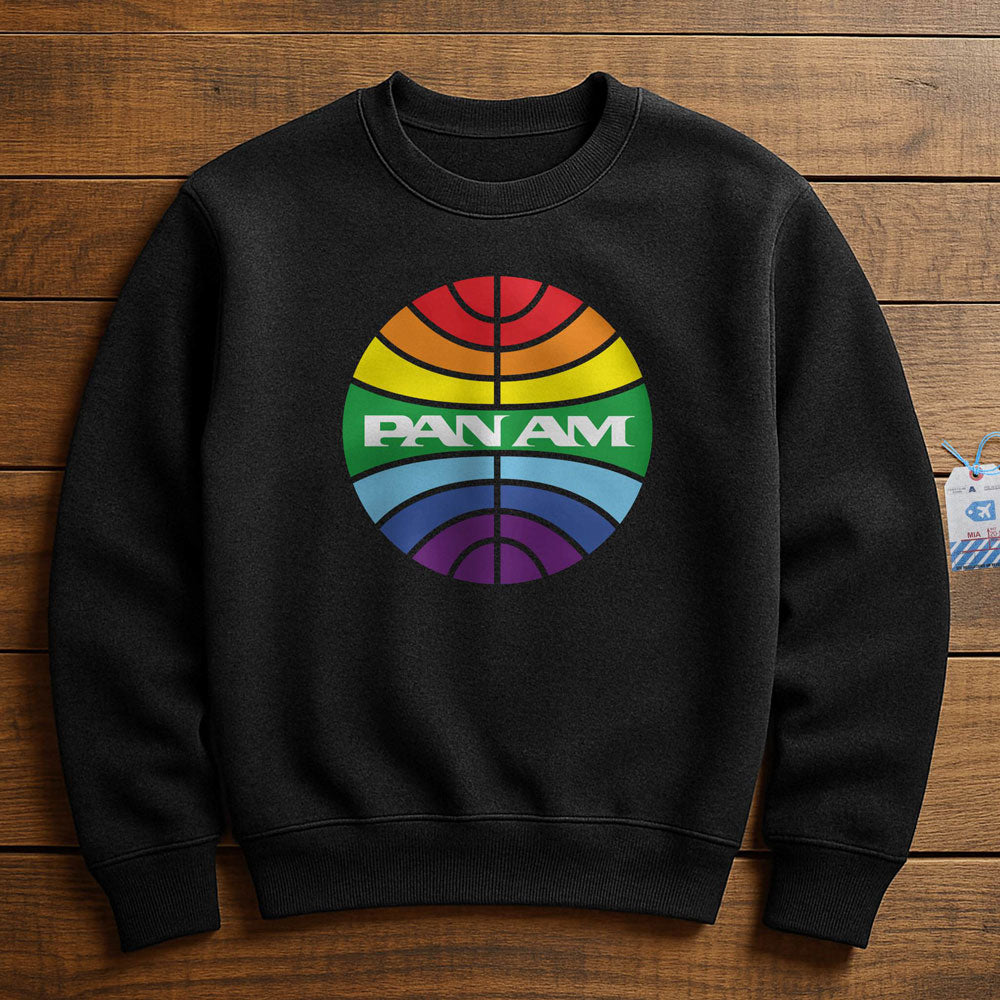 Pan Am Logo Rainbow - Sweatshirt