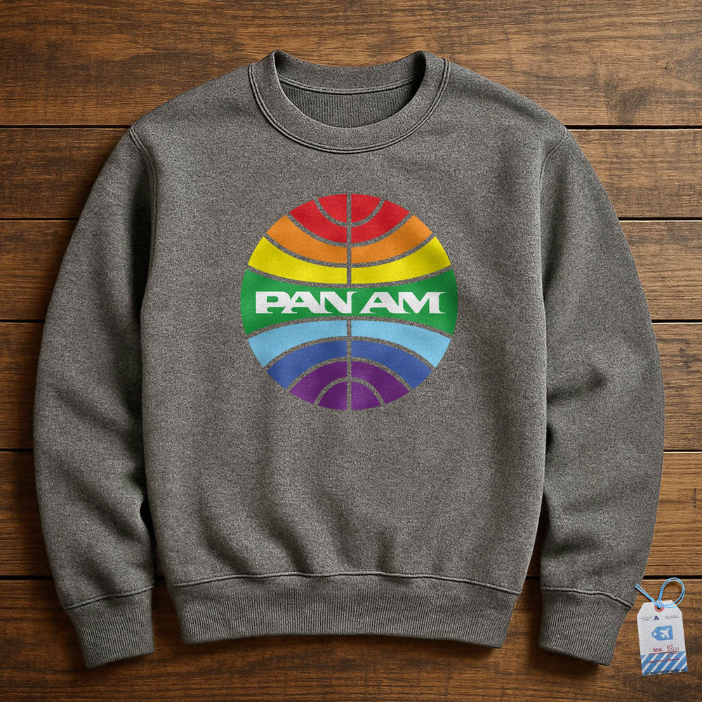 Pan Am Logo Rainbow - Sweatshirt