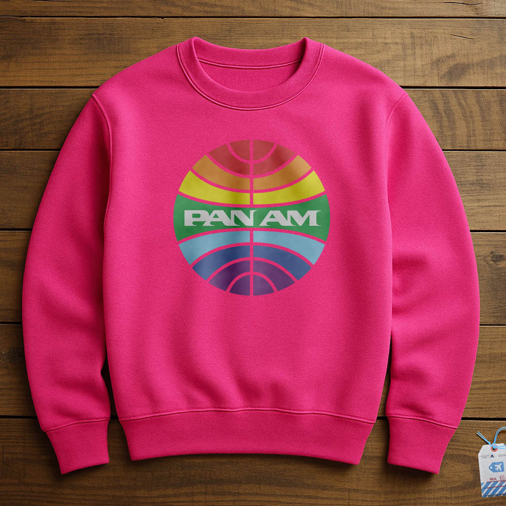 Pan Am Logo Rainbow - Sweatshirt