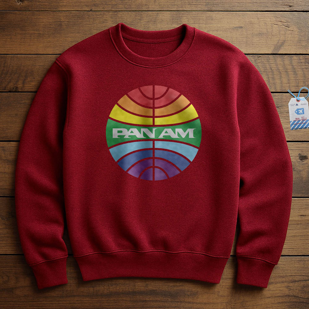 Pan Am Logo Rainbow - Sweatshirt