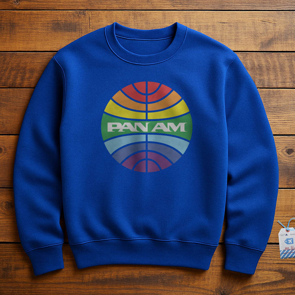 Pan Am Logo Rainbow - Sweatshirt