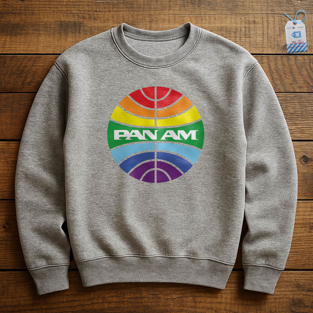 Pan Am Logo Rainbow - Sweatshirt