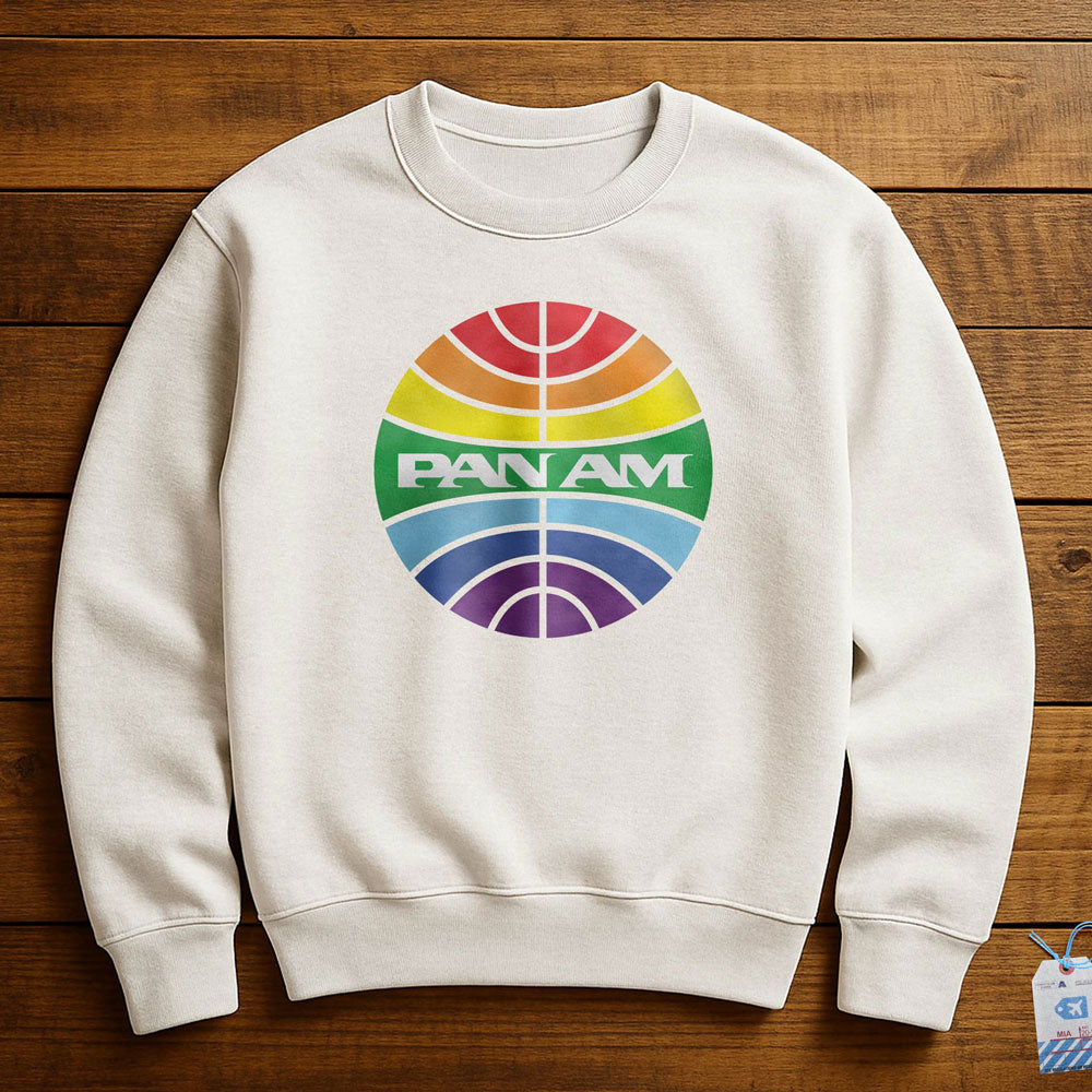 Pan Am Logo Rainbow - Sweatshirt
