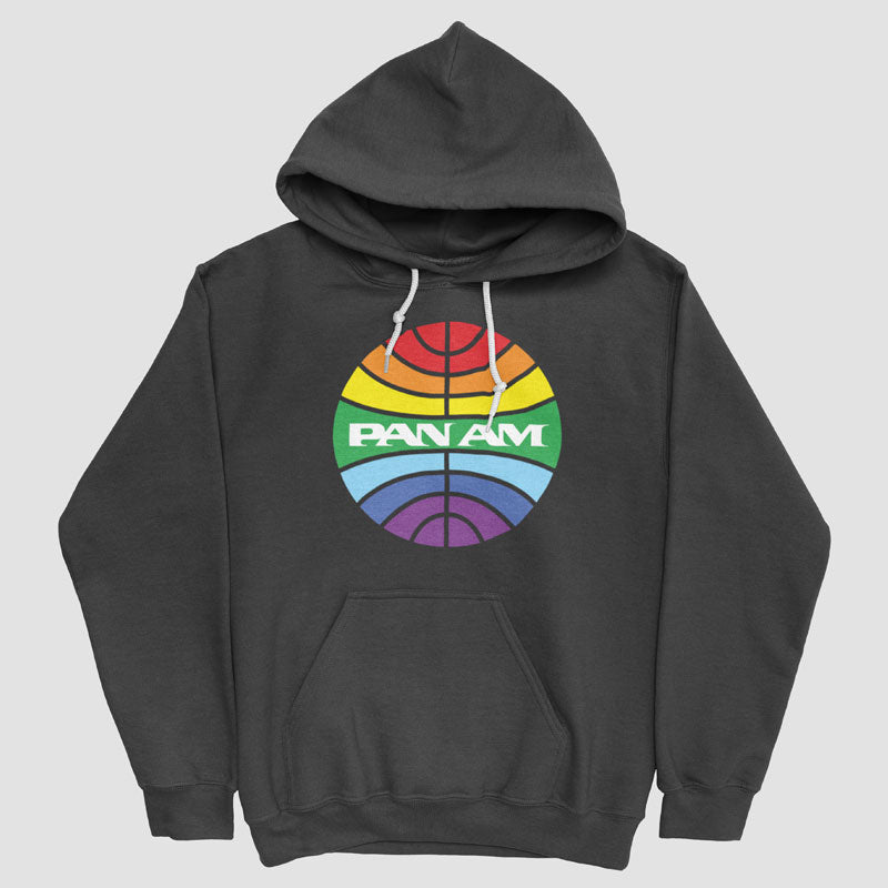 Pan Am Logo Rainbow - Pullover Hoody