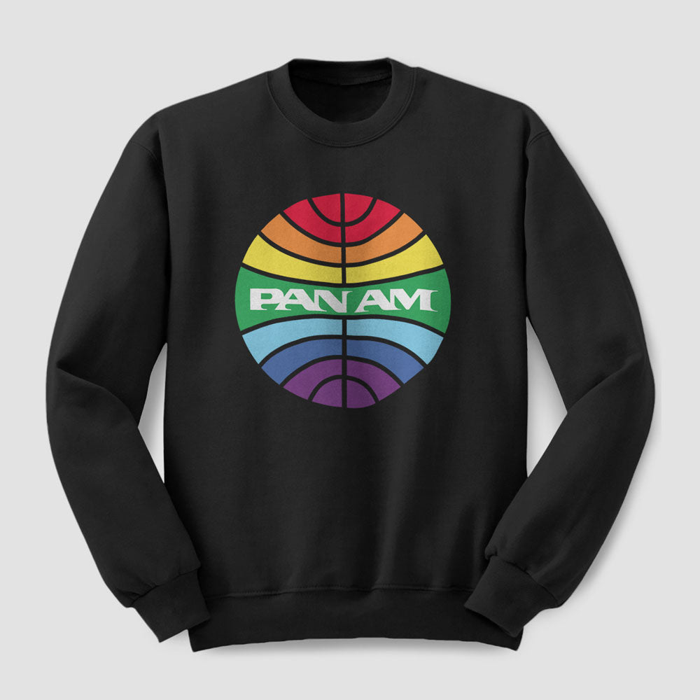 Pan Am Logo Rainbow - Sweatshirt
