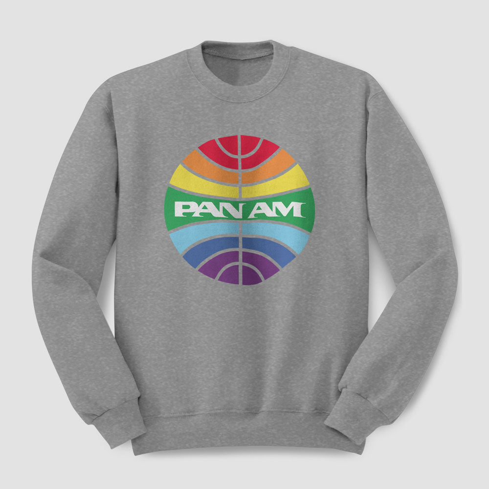 Pan Am Logo Rainbow - Sweatshirt