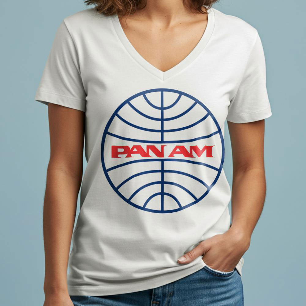 Pan Am Logo - Women's V-Neck T-Shirt