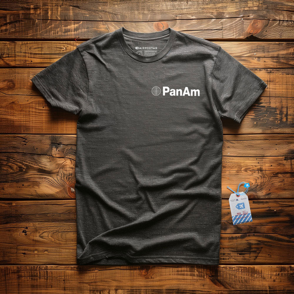 Pan Am Long Logo - T-Shirt