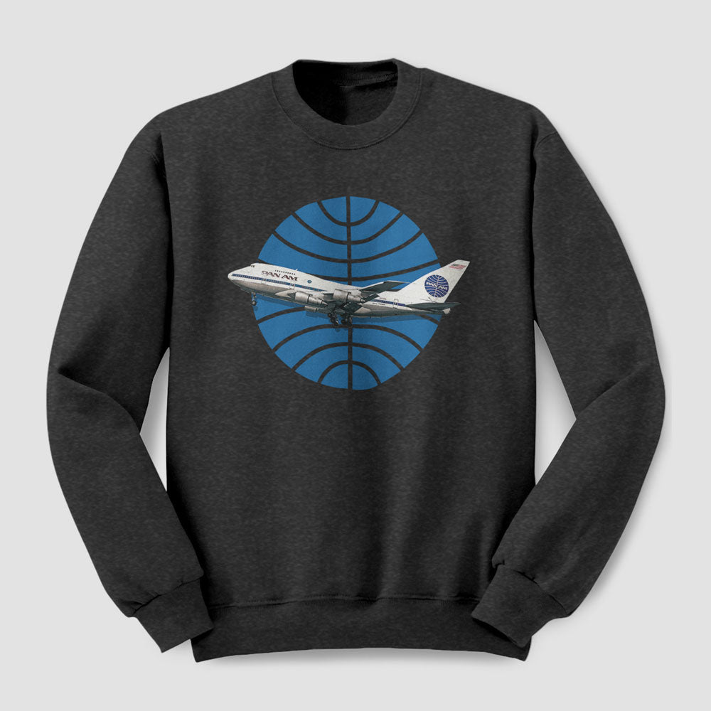 Pan Am Logo Airplane - Sweatshirt