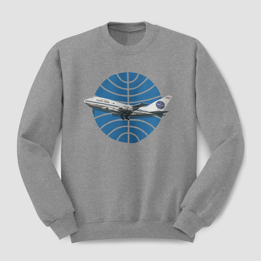 Pan Am Logo Airplane - Sweatshirt