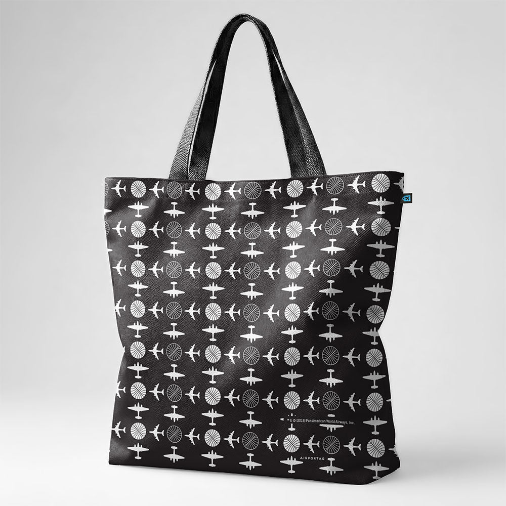 Pan Am Plane Pattern - Tote Bag