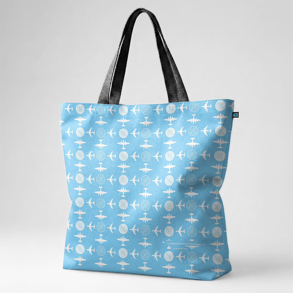 Pan Am Plane Pattern - Tote Bag