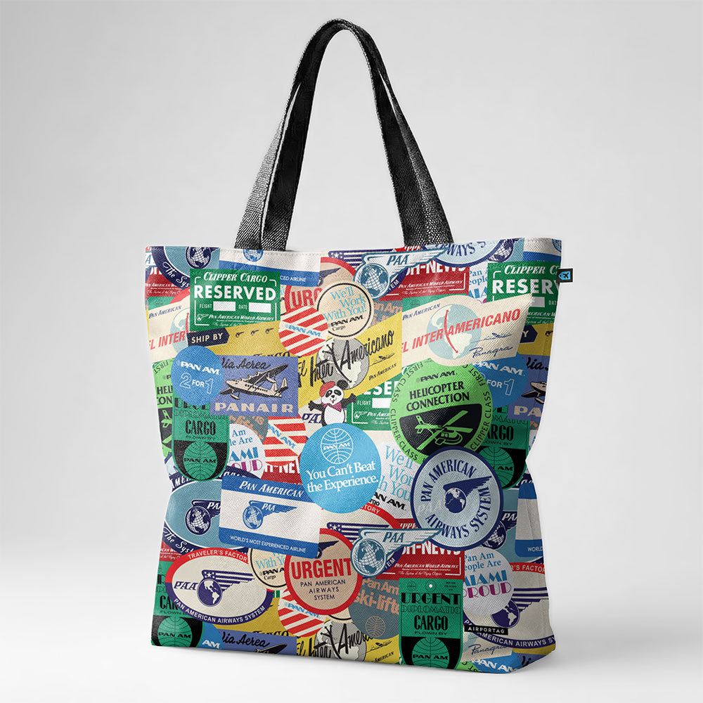 Pan Am Stickers - Tote Bag