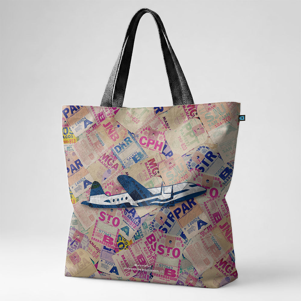 Pan Am - Tag Scatter - Tote Bag