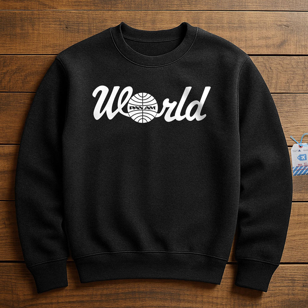 Pan Am World - Sweatshirt - Black