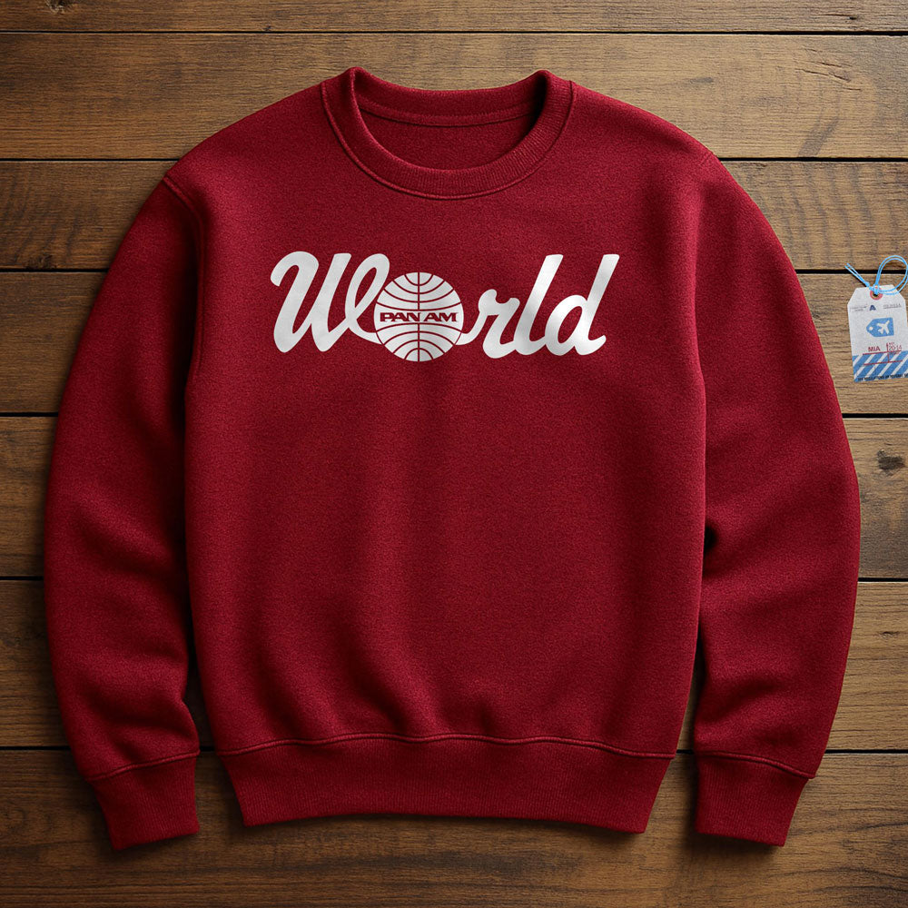 Pan Am World - Sweatshirt - Red
