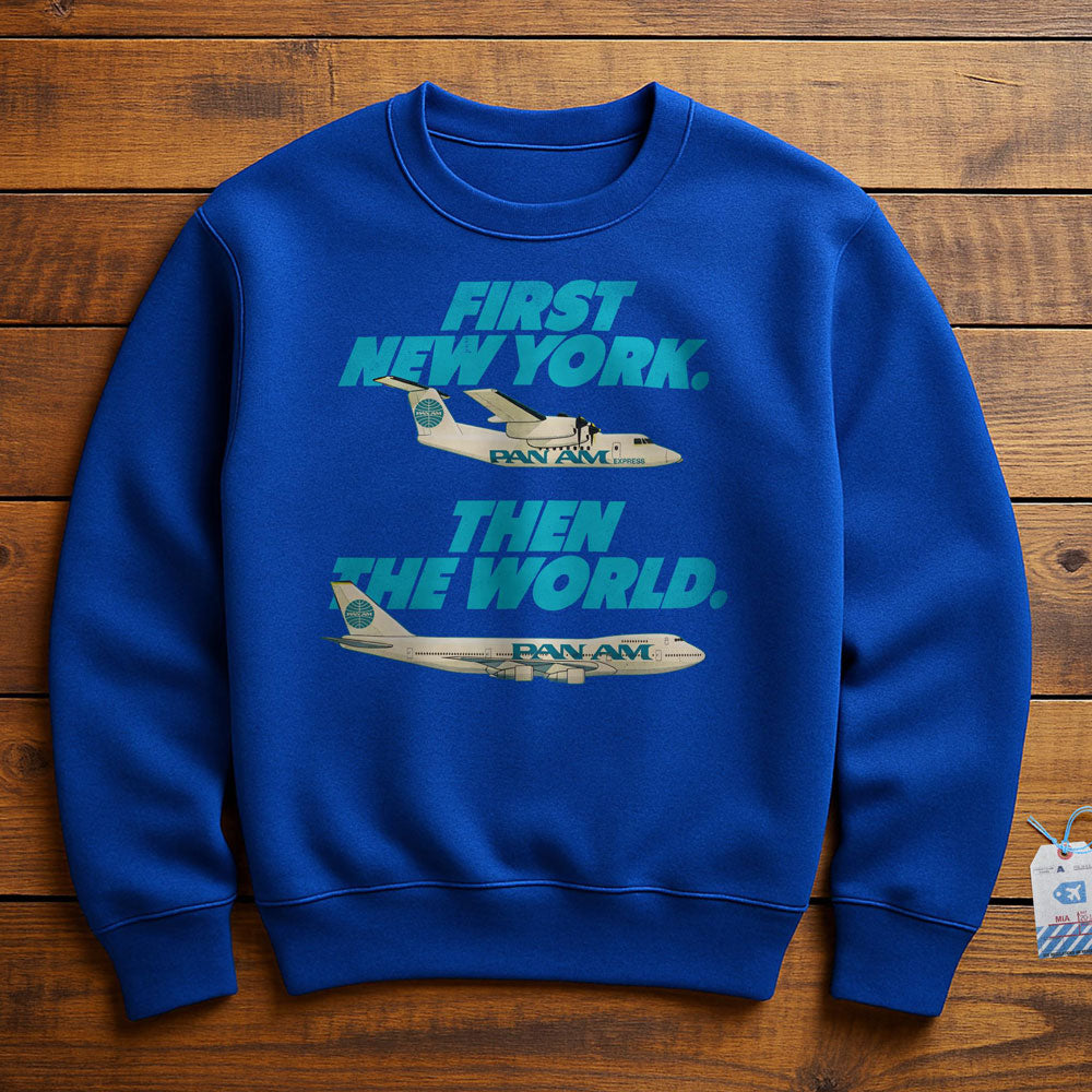 Pan Am First NY - Sweatshirt - True Royal