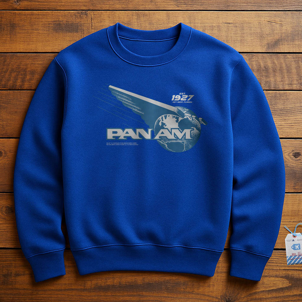 Pan Am Globe Logo - Sweatshirt
