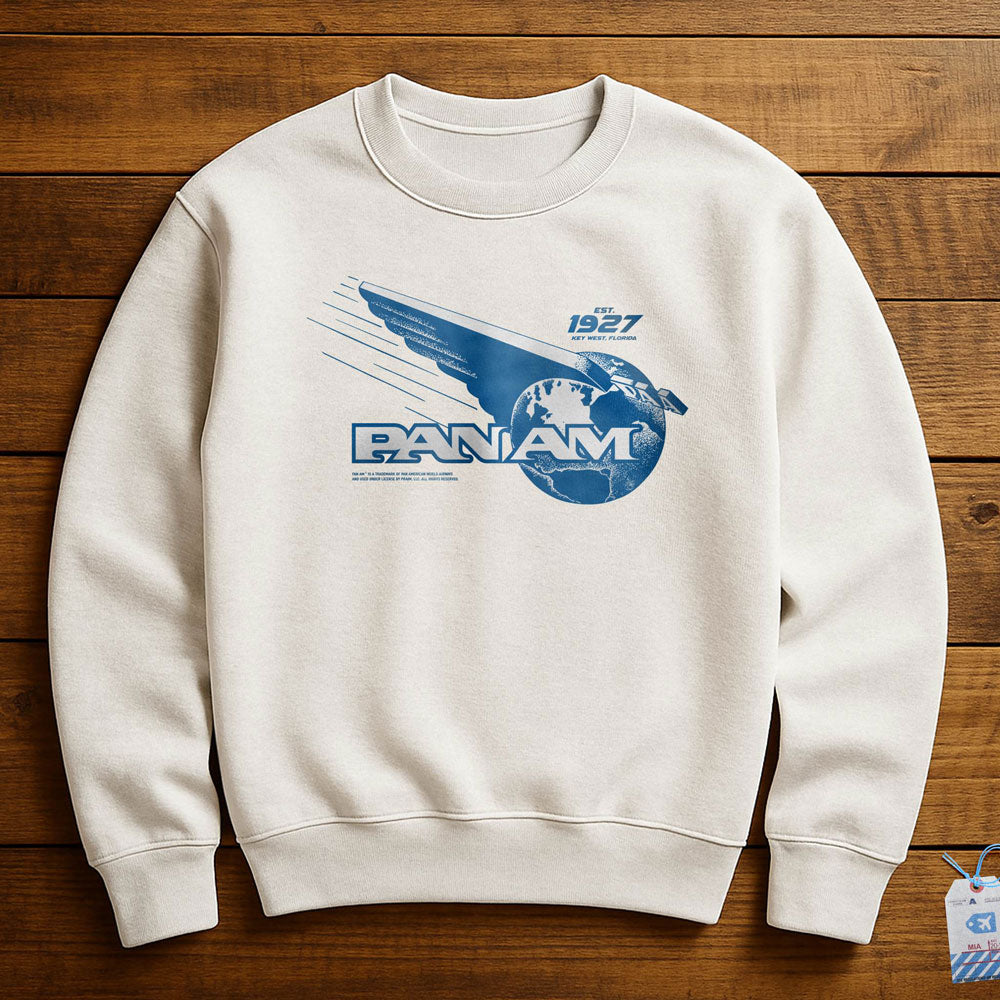 Pan Am Globe Logo - Sweatshirt