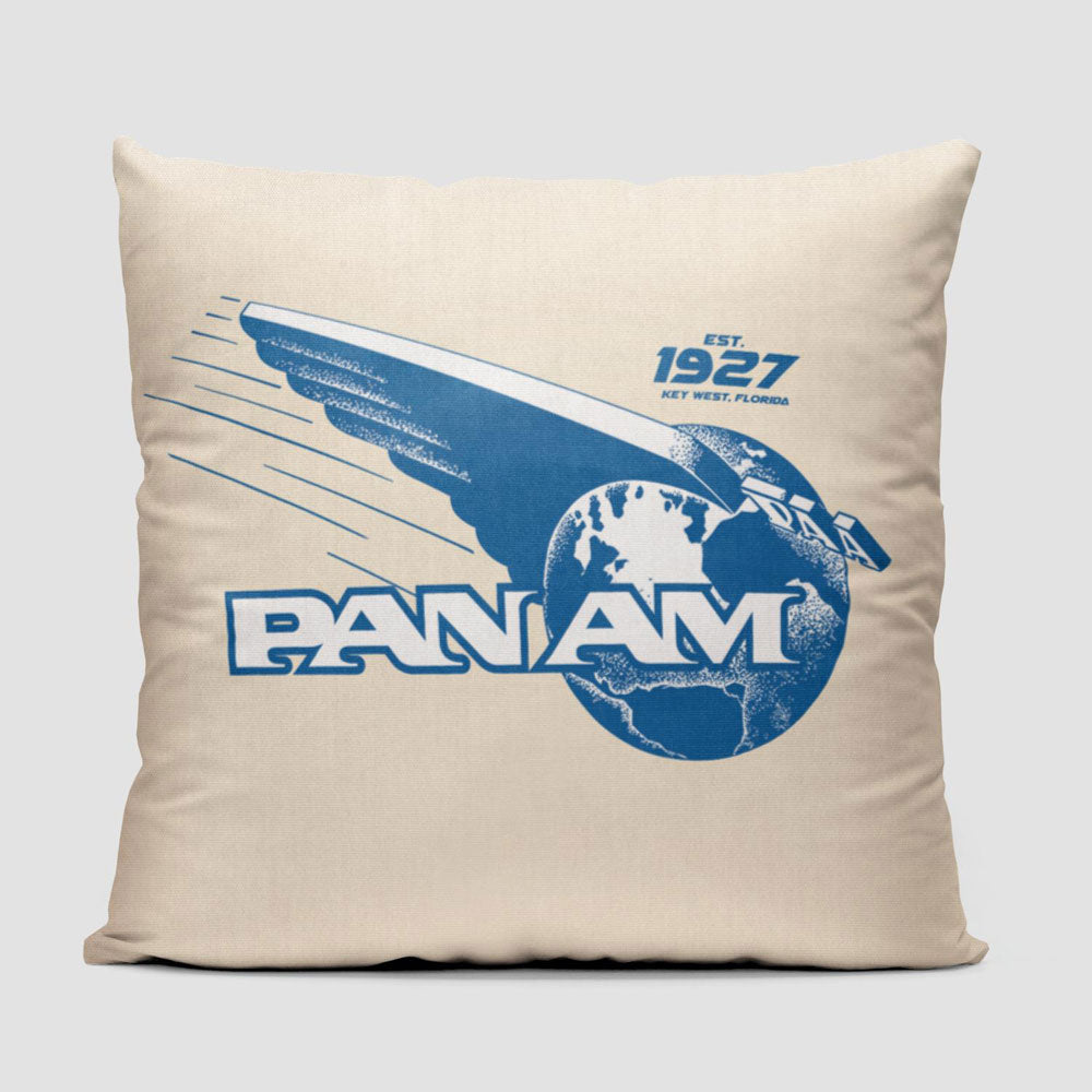 Pan Am Globe Logo - Throw Pillow
