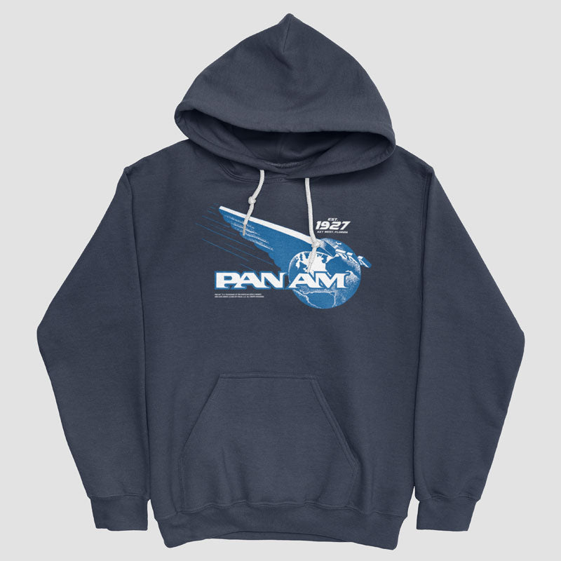 Pan Am Globe Logo - Pullover Hoody