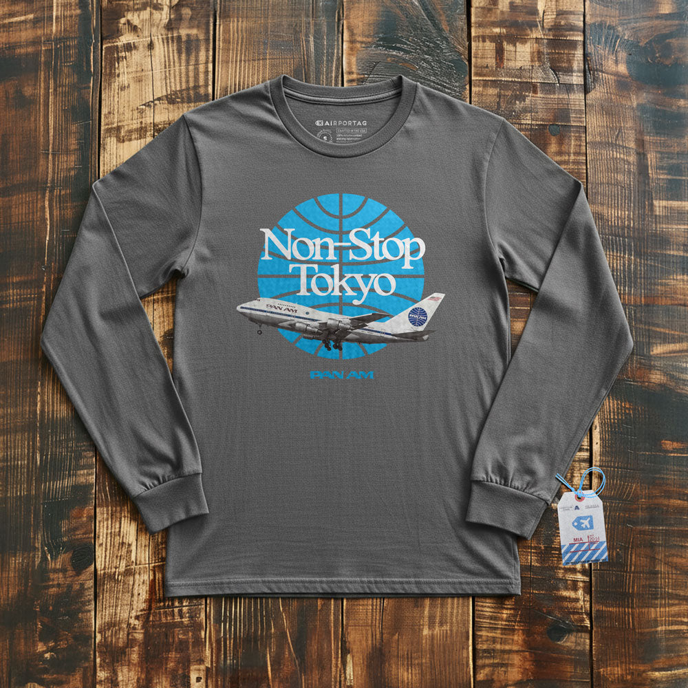 Pan Am Non Stop Tokyo - Long Sleeve T-Shirt