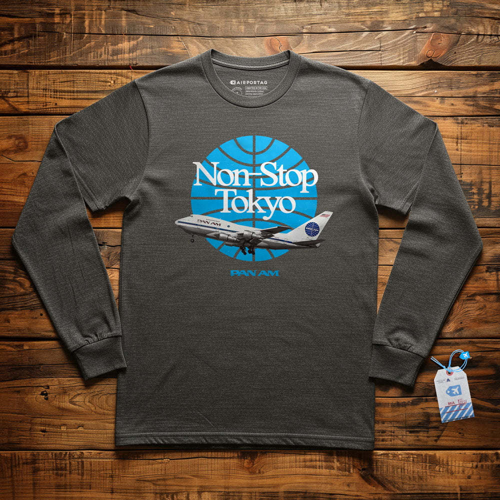 Pan Am Non Stop Tokyo - Long Sleeve T-Shirt
