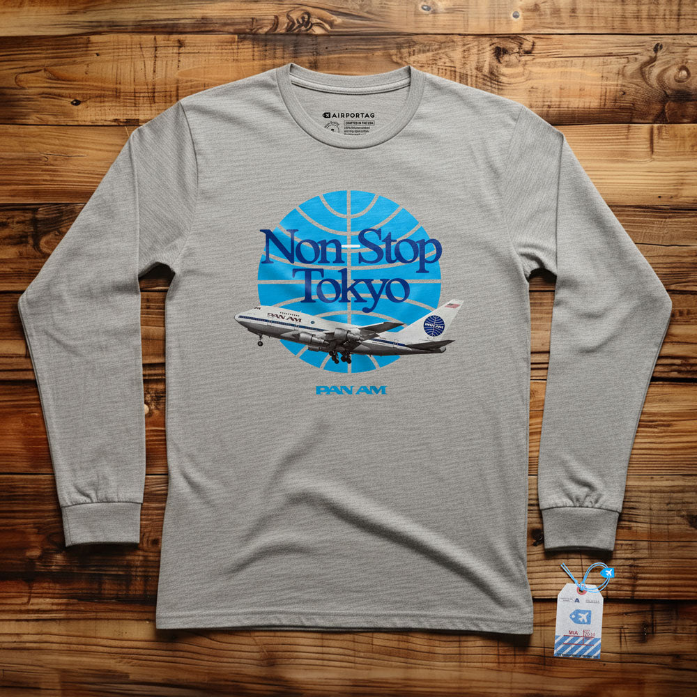 Pan Am Non Stop Tokyo - Long Sleeve T-Shirt