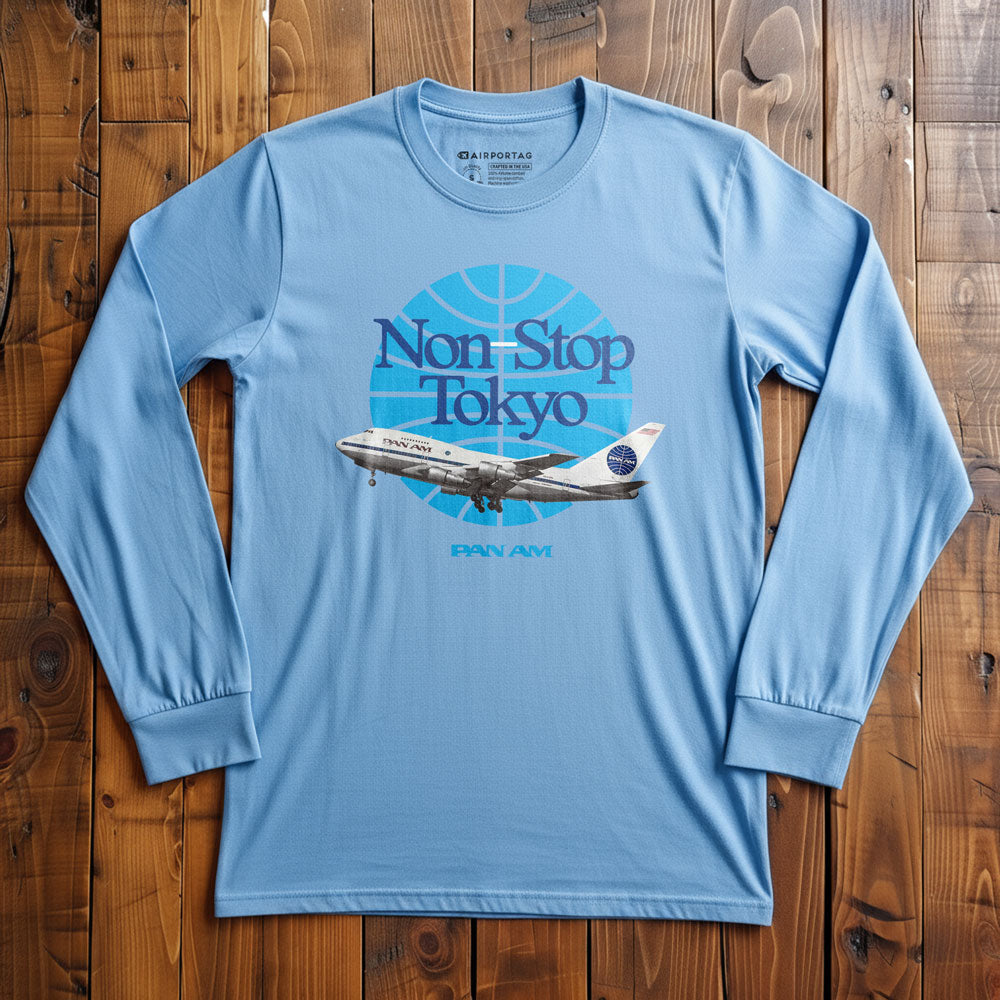 Pan Am Non Stop Tokyo - Long Sleeve T-Shirt