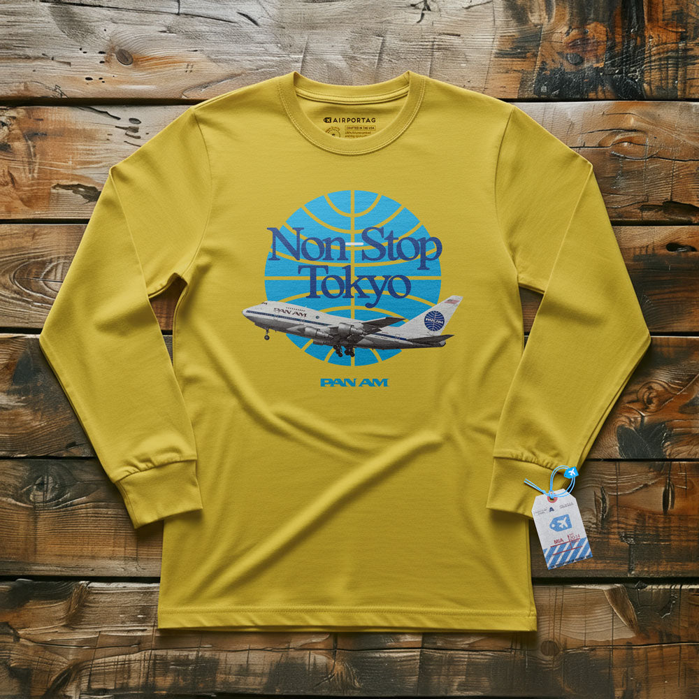 Pan Am Non Stop Tokyo - Long Sleeve T-Shirt