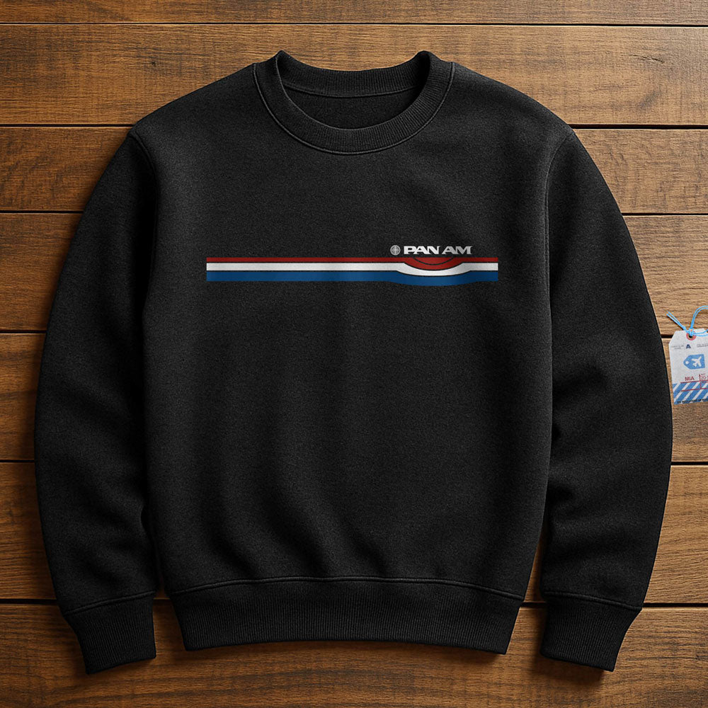 Pan Am Retro Stripe - Sweatshirt