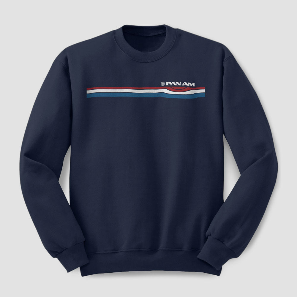 Pan Am Retro Stripe - Sweat-shirt