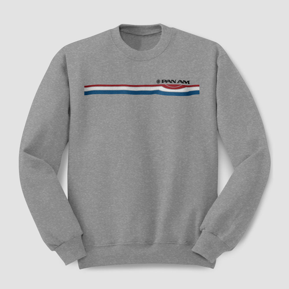 Pan Am Retro Stripe - Sweatshirt
