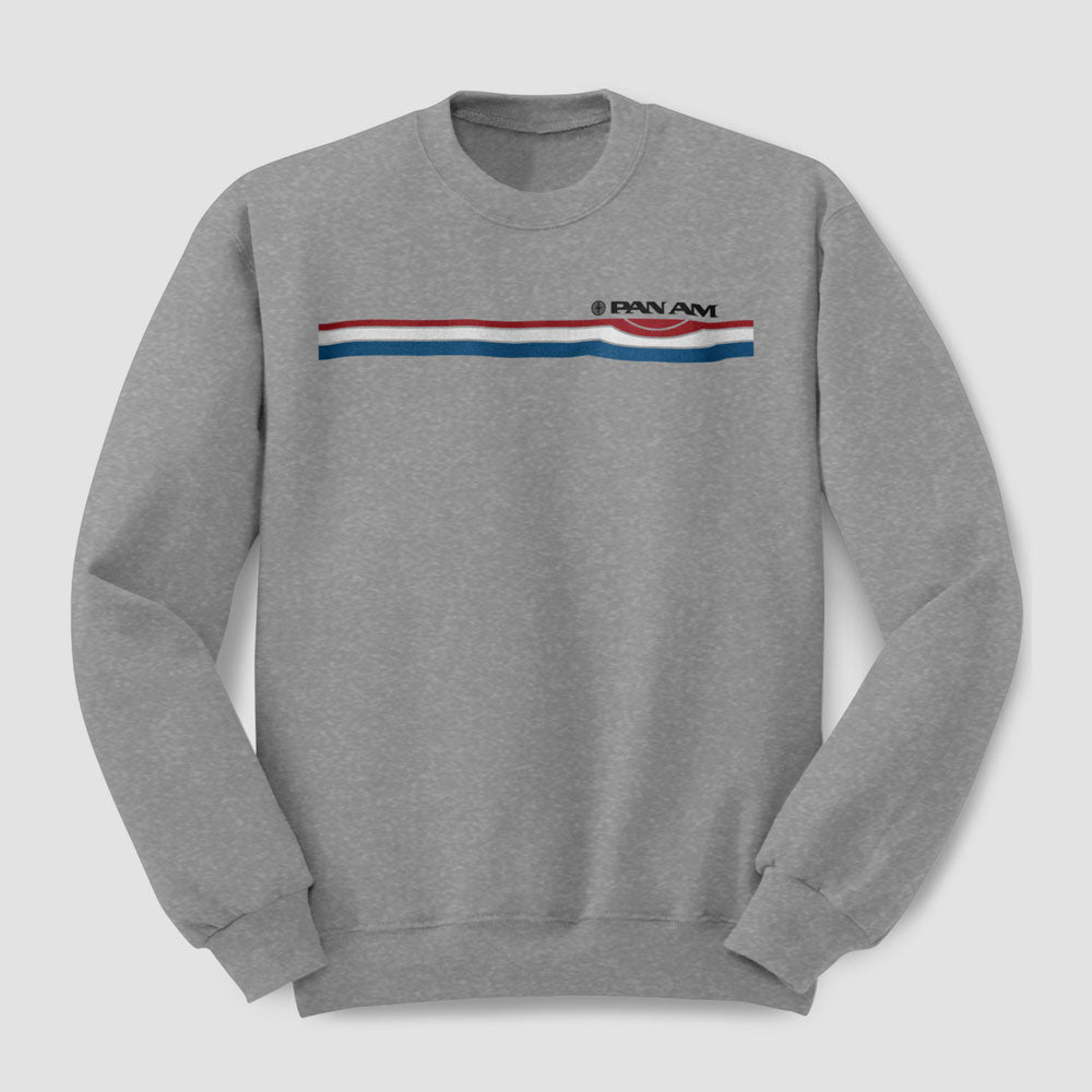 Pan Am Retro Stripe - Sweat-shirt