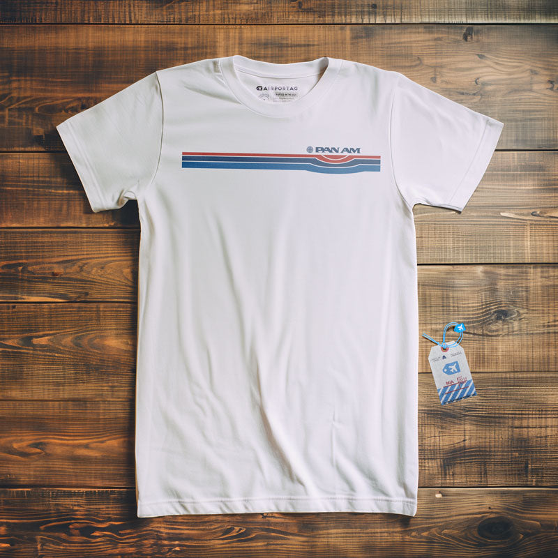 Pan Am Retro Stripe - T-Shirt