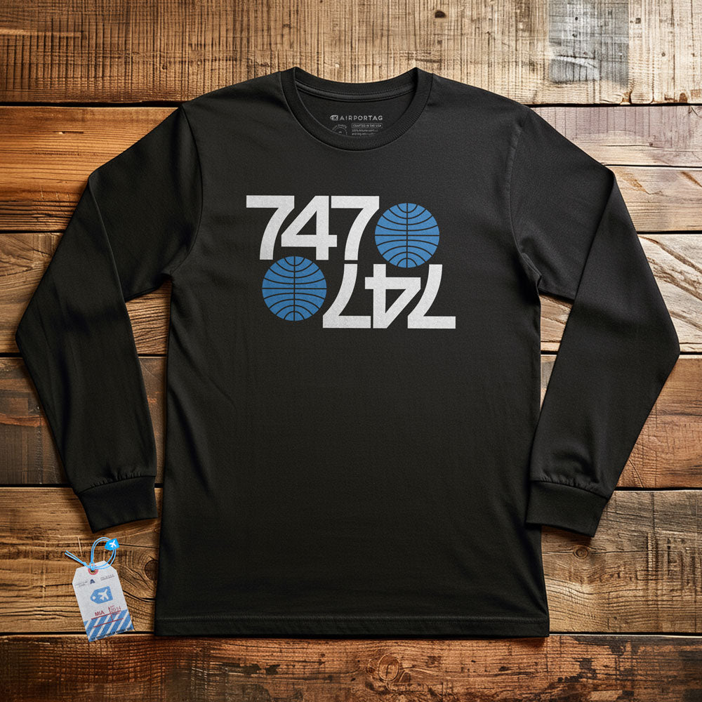 Pan Am 747 - Long Sleeve T-Shirt