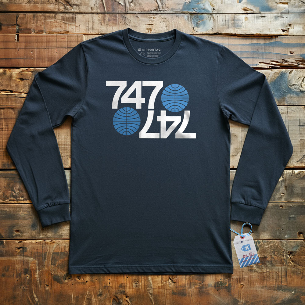 Pan Am 747 - Long Sleeve T-Shirt
