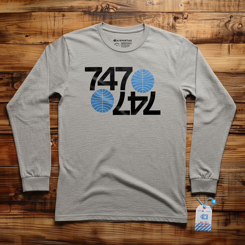 Pan Am 747 - Long Sleeve T-Shirt