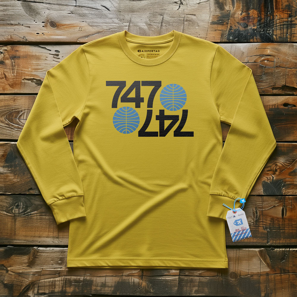 Pan Am 747 - Long Sleeve T-Shirt