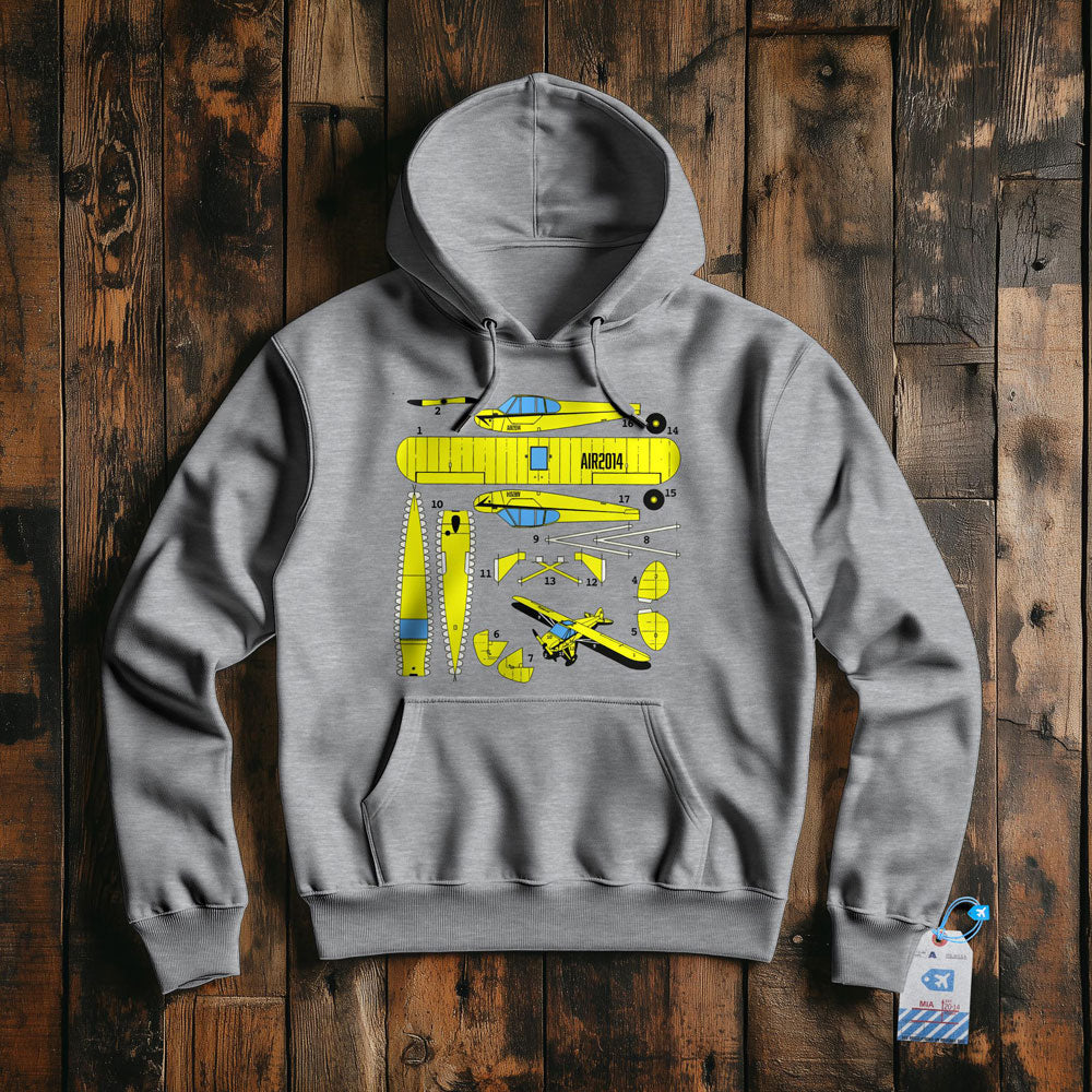 Paper Model Plane - Pullover Hoodie