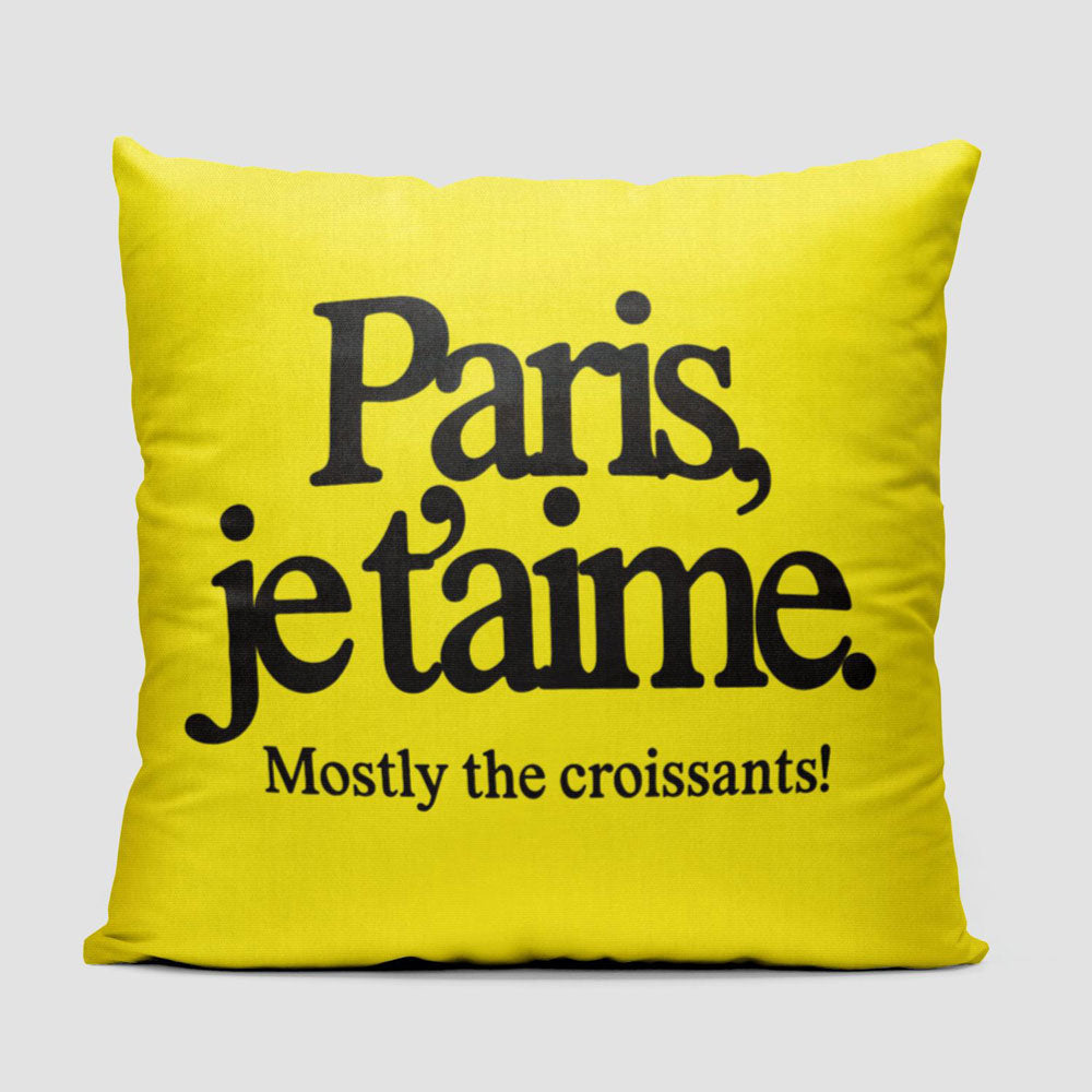 Paris je t'aime - Throw Pillow