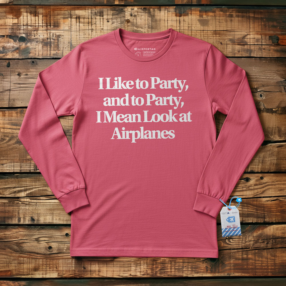 Like Party Airplanes - Long Sleeve T-Shirt