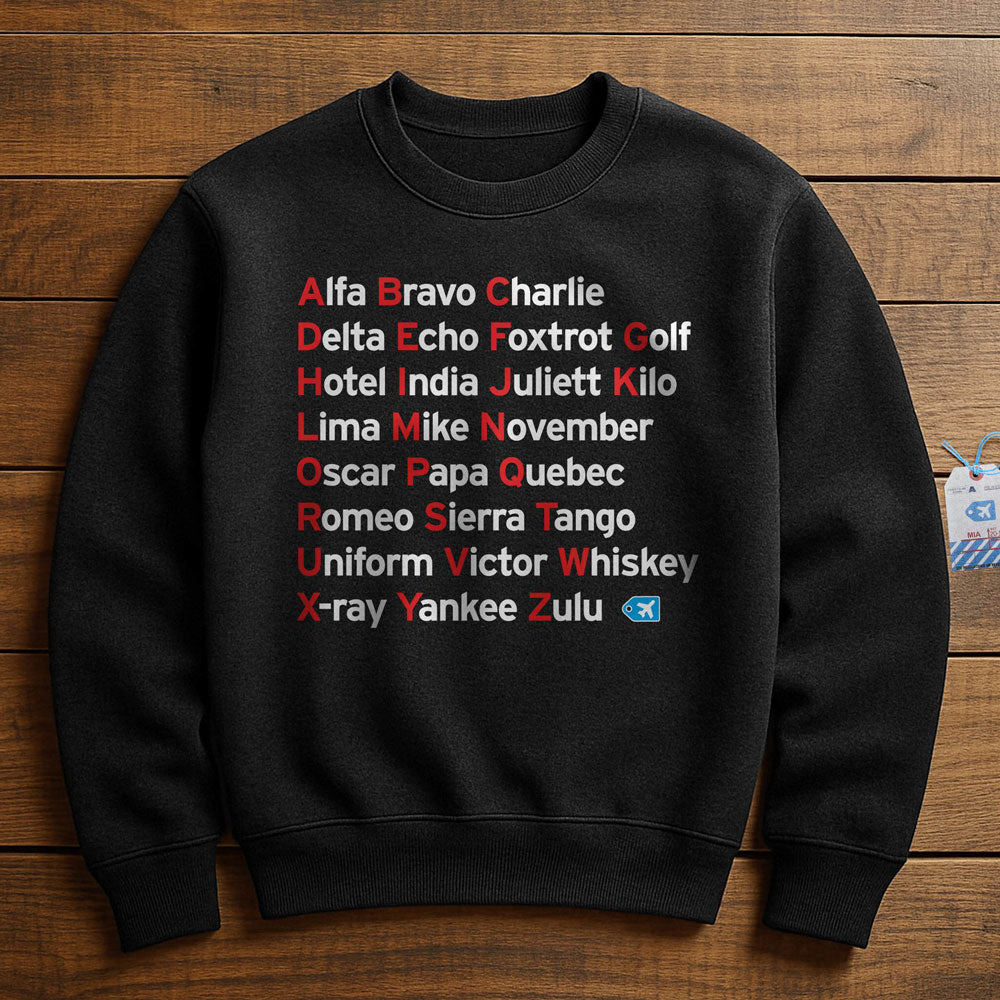 NATO Phonetic Alphabet - Sweatshirt
