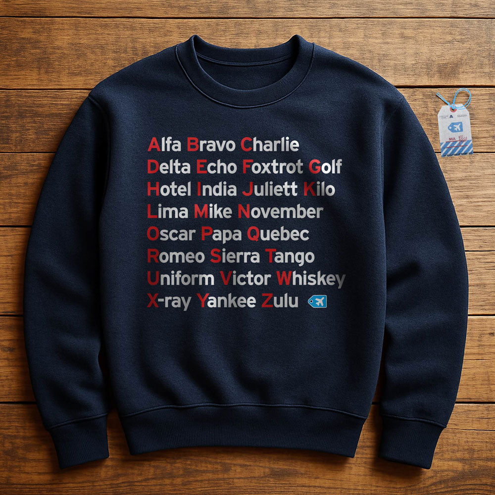 NATO Phonetic Alphabet - Sweatshirt