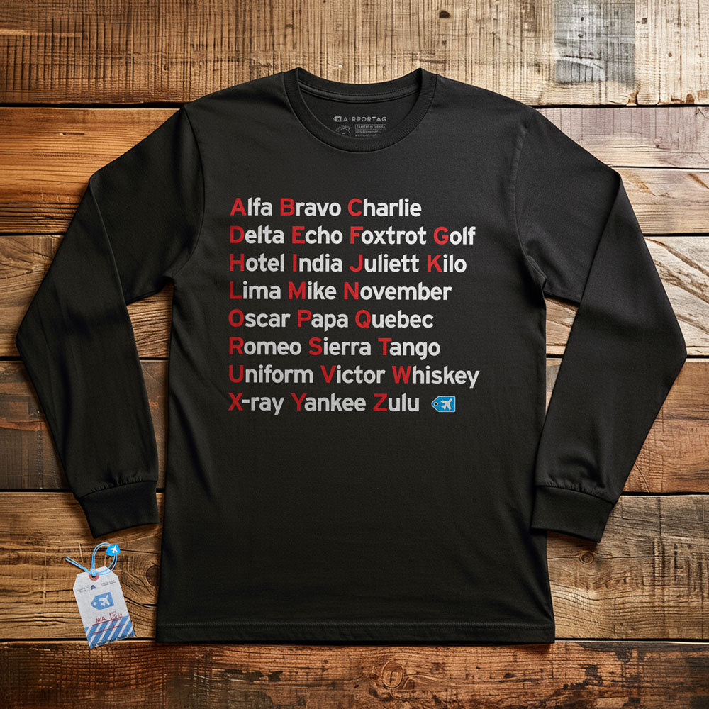 NATO Phonetic Alphabet - Long Sleeve T-Shirt