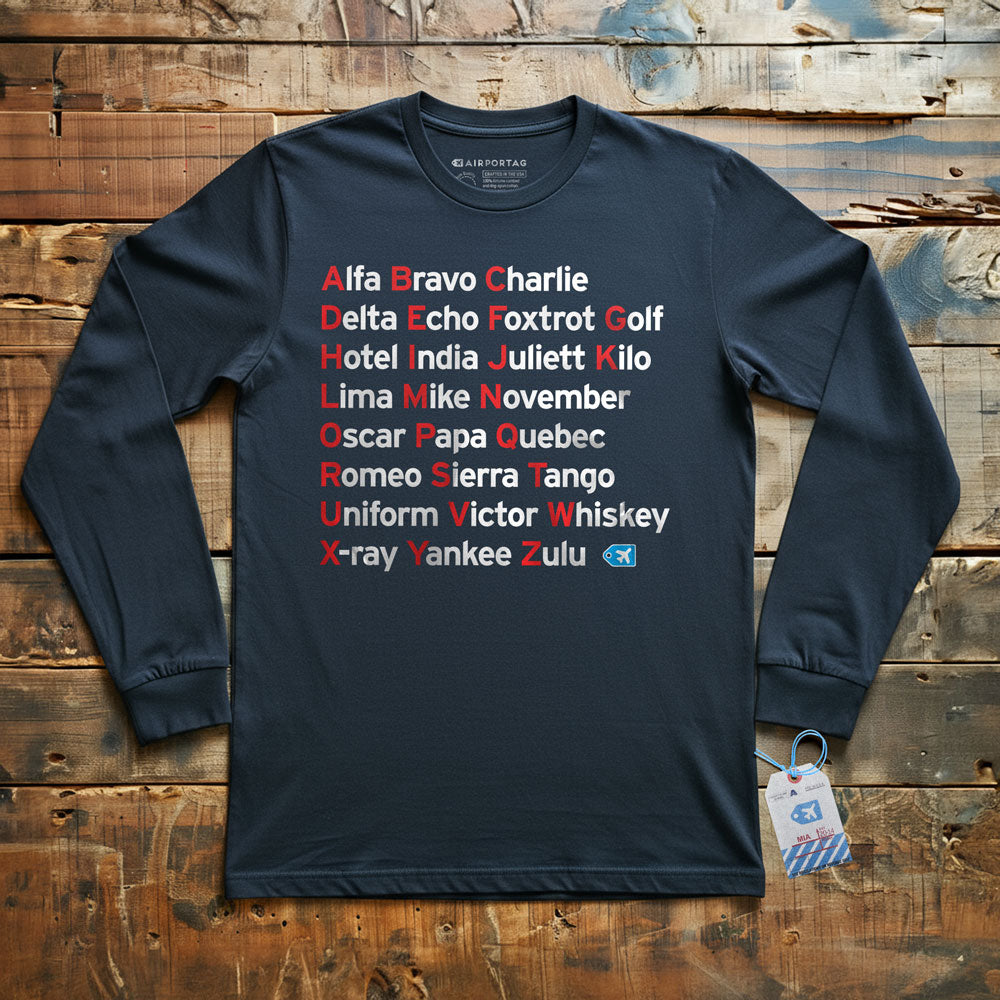 NATO Phonetic Alphabet - Long Sleeve T-Shirt