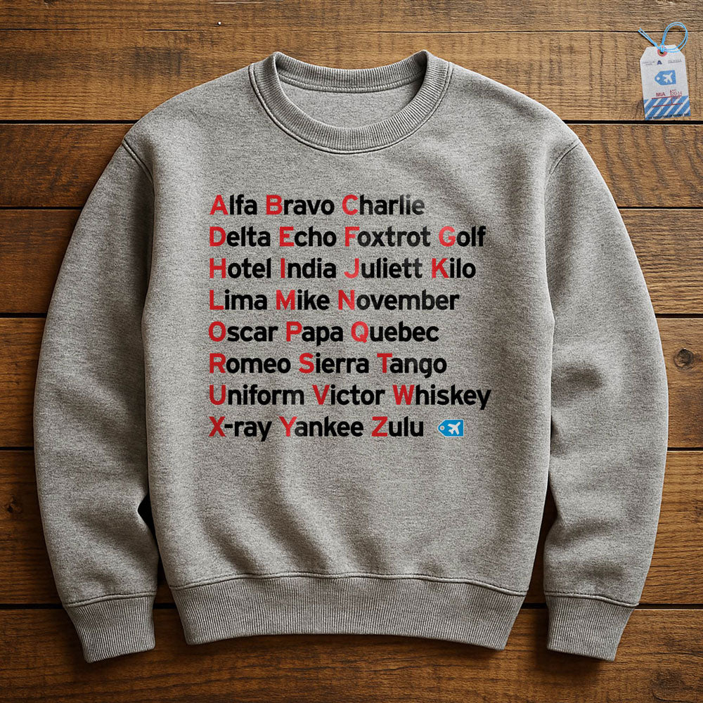 NATO Phonetic Alphabet - Sweatshirt