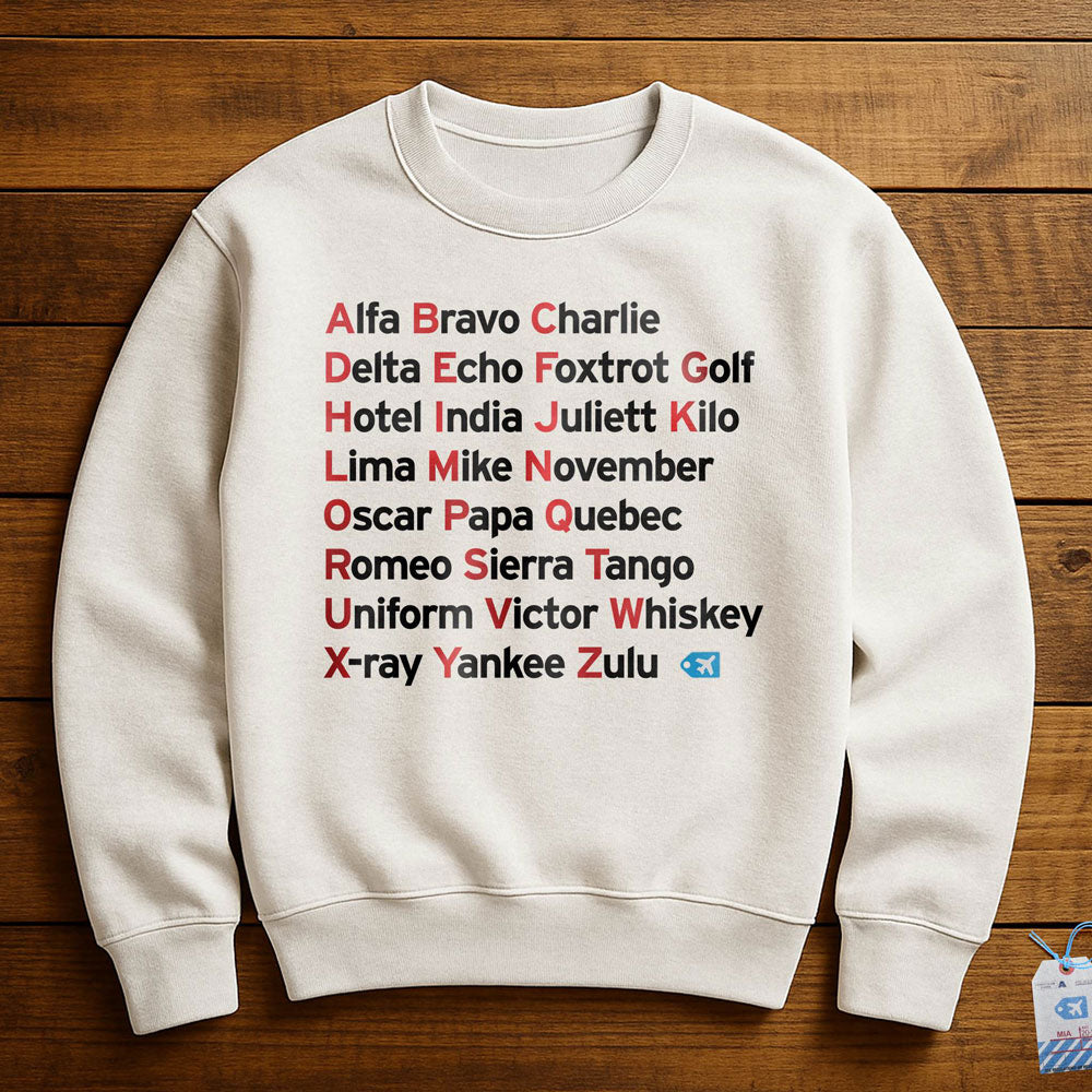 NATO Phonetic Alphabet - Sweatshirt